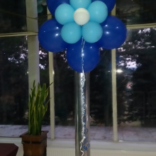 декорация кръщене/аранжировка с балони/