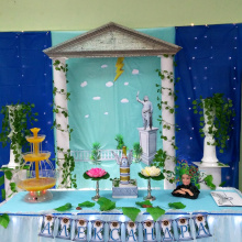 тематична декорация/детски рожден ден "Боговете на Олимп"