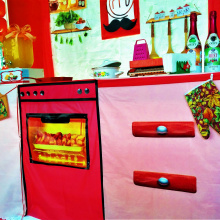 Пано декор, детски рожден ден "В кухнята на Мастършеф"