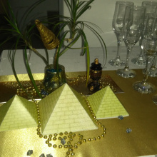 Тематична декорация за юбилей "Царството на Фараона"